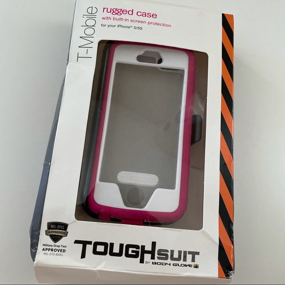 Pink & White Bodyglove iPhone 5 / 5S Case